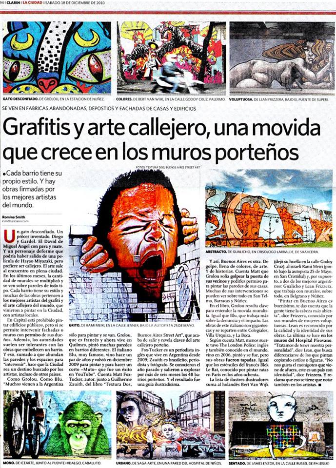 Graffittis y arte callejero