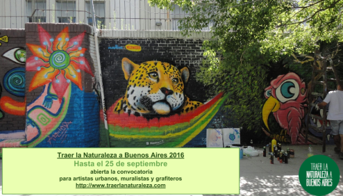 Muralismo Traer la Naturaleza a Buenos Aires