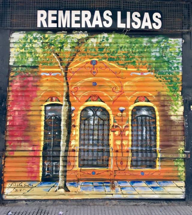 Magdalena Castilla Sastre mural en Once