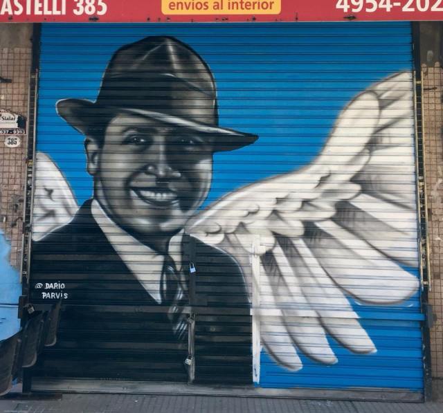 Dario Parvis mural en Once