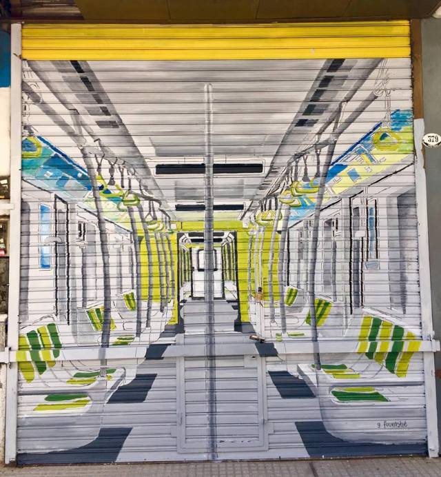 Graciela Fourastie mural en Once