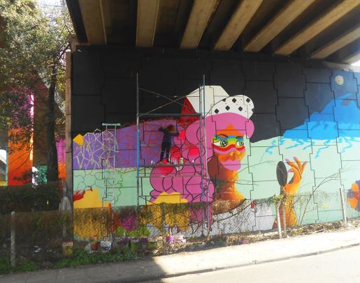 Muralismo Mujeres, Bajo Puente