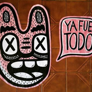 Pegatinas, muralismo, arte mural, Argentina, Buenos Aires