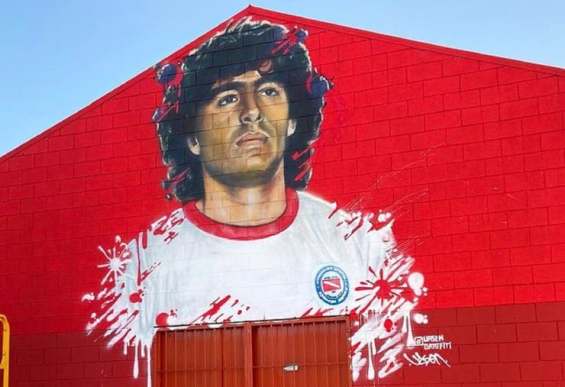 Mural Maradona