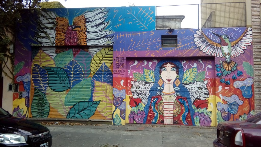 Martinez Rosa 1037 - Artista: Medusa Acida. // Casa Queer. Foto: año 2021.