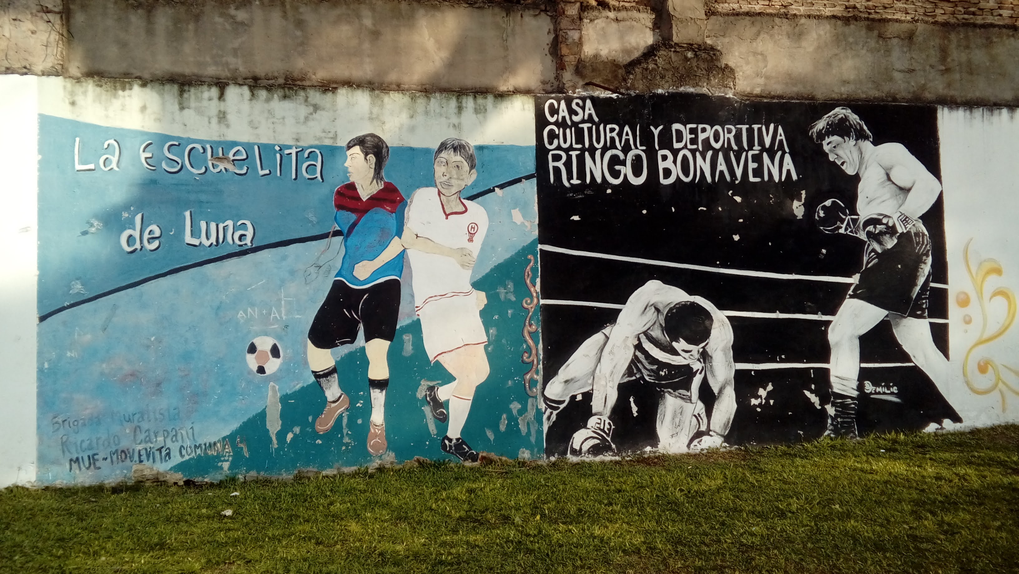 Mural Brigada Muralista Ricardo Carpani Movimiento Evita Comuna 4